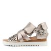 DJANGO & JULIETTE Ammar Platino Leather Sandals Ws | Espadrilles