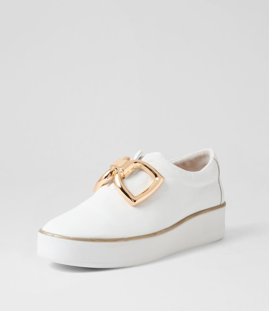 ZIERA Zeki W White Leather Sneakers | Sneakers