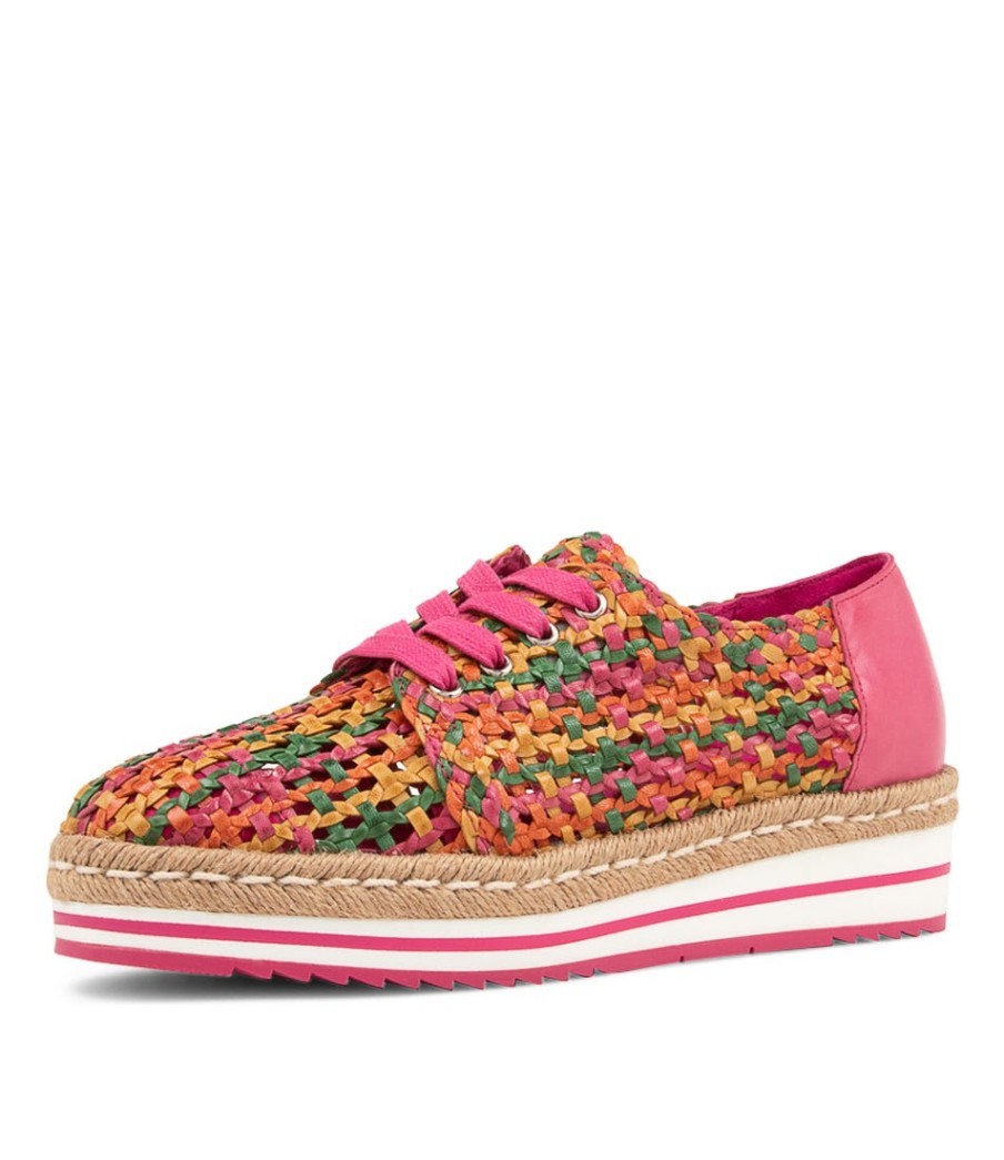 DJANGO & JULIETTE Evert Bright Multi Woven | Espadrilles