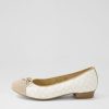 ARA Bari 21 Sand Print Leather Ballet Flats | Comfort