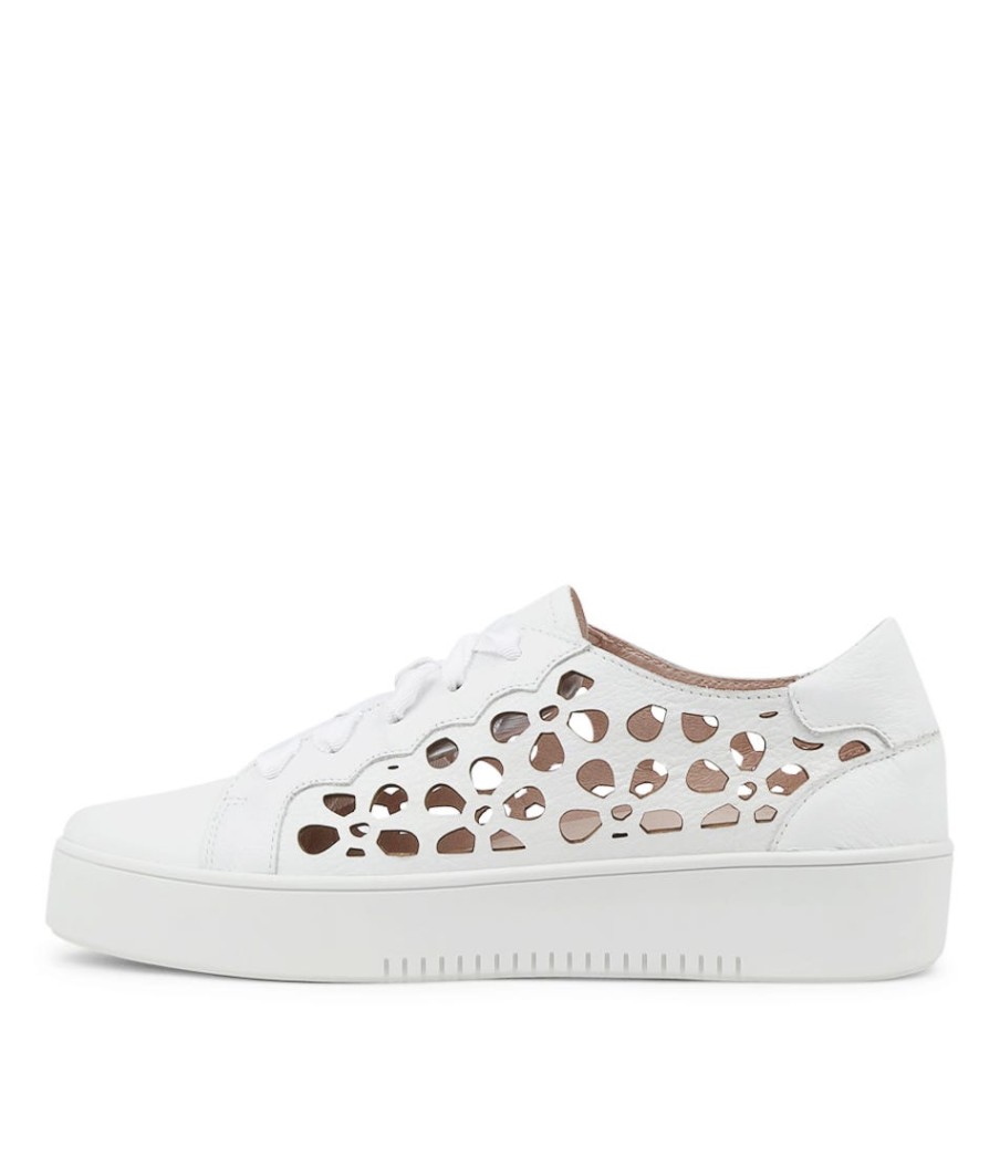 MOLLINI Lassin White Leather Sneakers | Sneakers