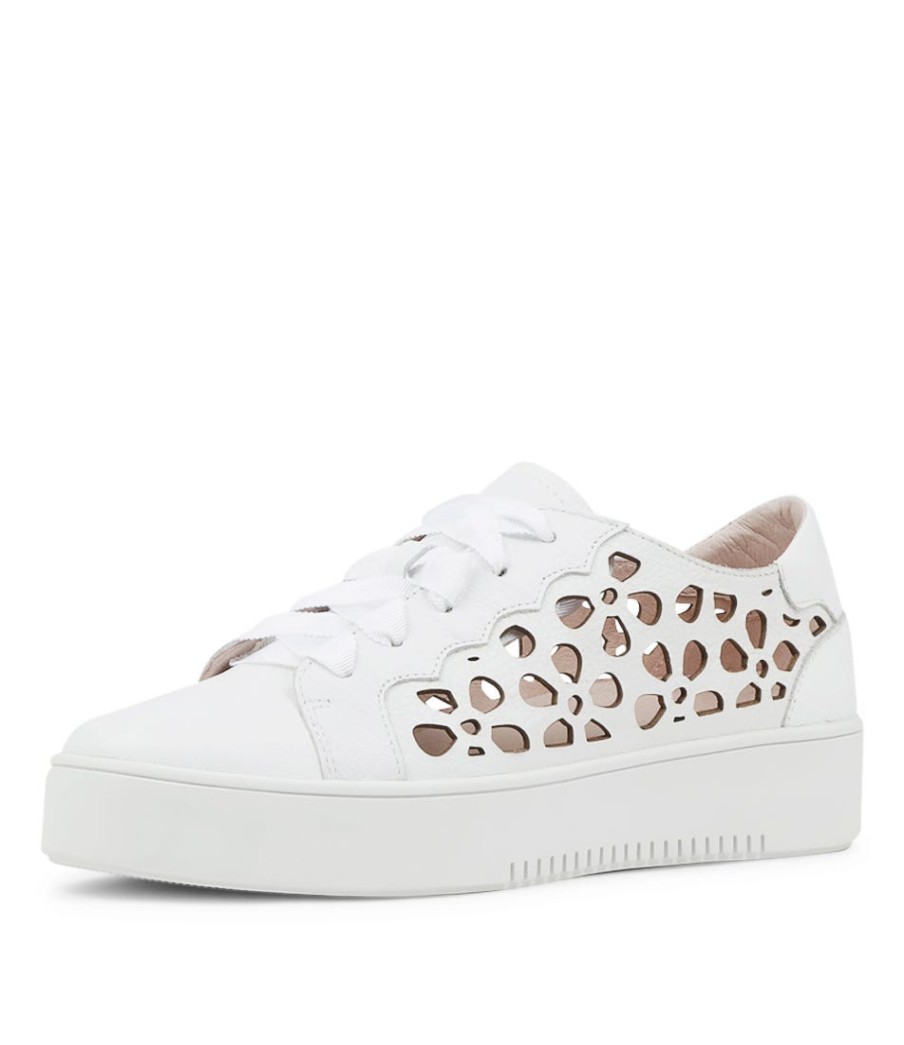 MOLLINI Lassin White Leather Sneakers | Sneakers