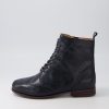 ZIERA Thron Xf Navy Leather Ankle Boots | Boots