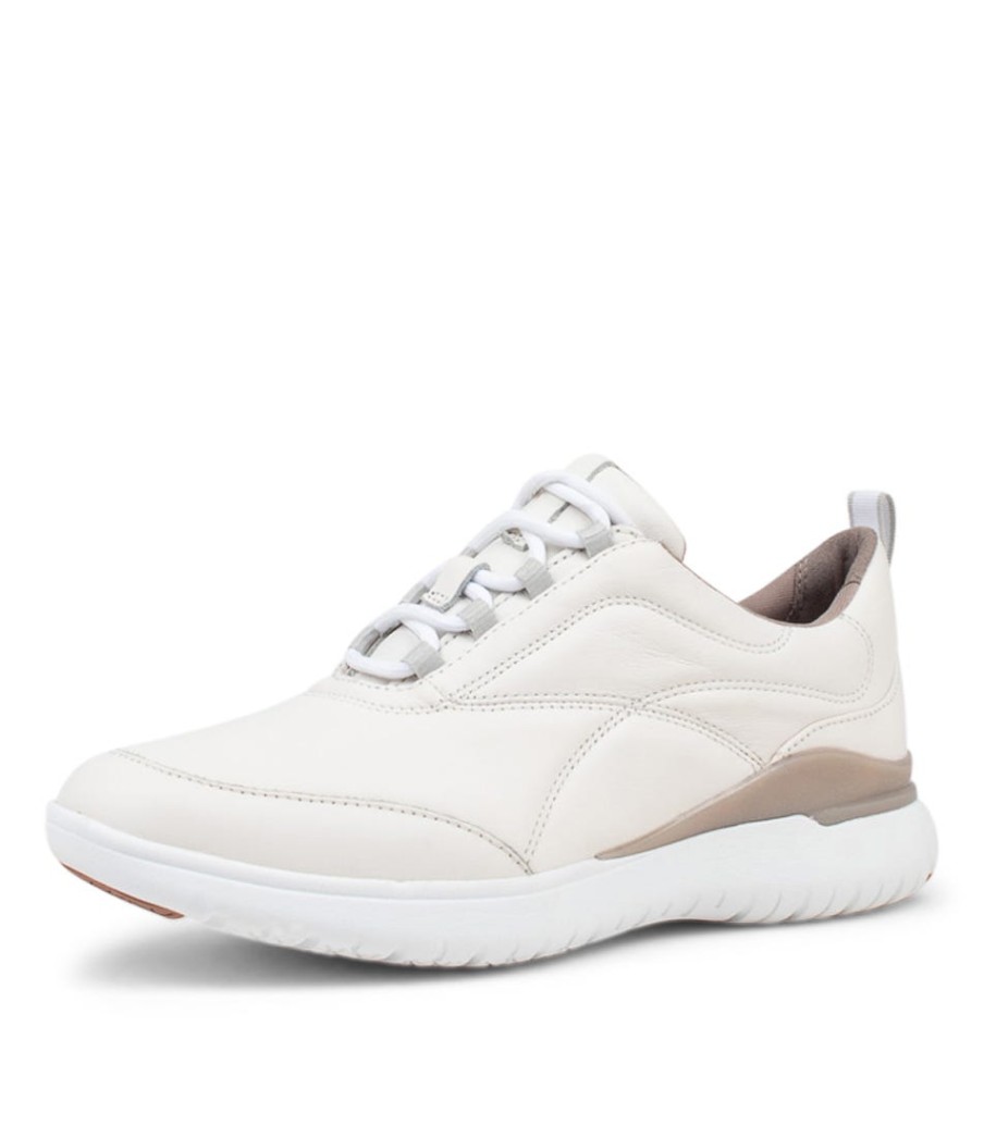 ROCKPORT Tm Sport Lace White Leather Sneakers | Sneakers