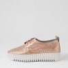 DJANGO & JULIETTE Batu Pink Shine Leather Sneakers | Sneakers