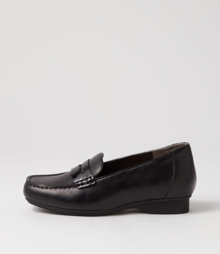 ZIERA Finnit Xf Black Shine Leather Loafers | Loafers