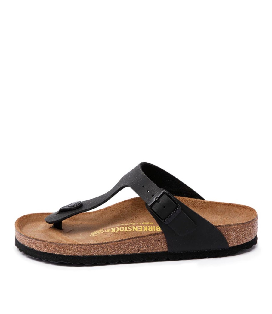 BIRKENSTOCK Gizeh Black Birkoflor | Comfort