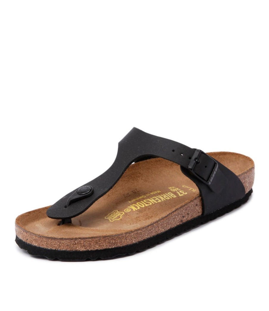 BIRKENSTOCK Gizeh Black Birkoflor | Comfort