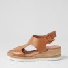 DJANGO & JULIETTE Ippa Dark Tan Leather Espadrilles | Espadrilles