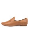 TOP END Sommer Dk Tan Leather | Flats