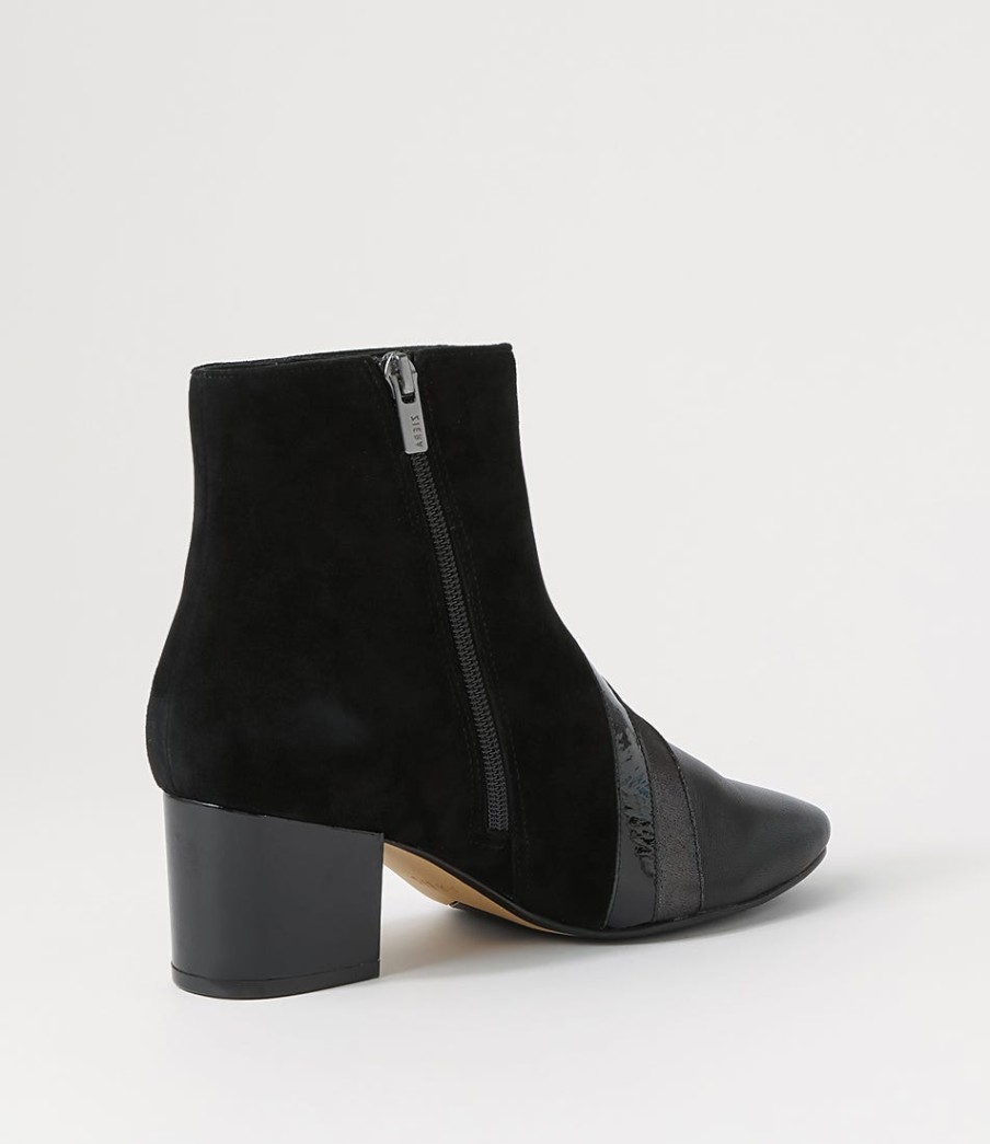 ZIERA Verill Xw Black Mix Ankle Boots | Boots