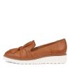 TOP END Oclem Dk Tan Leather | Loafers