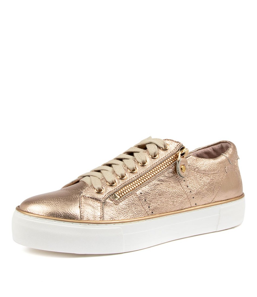 DJANGO & JULIETTE Froggy Champagne Leather | Sneakers