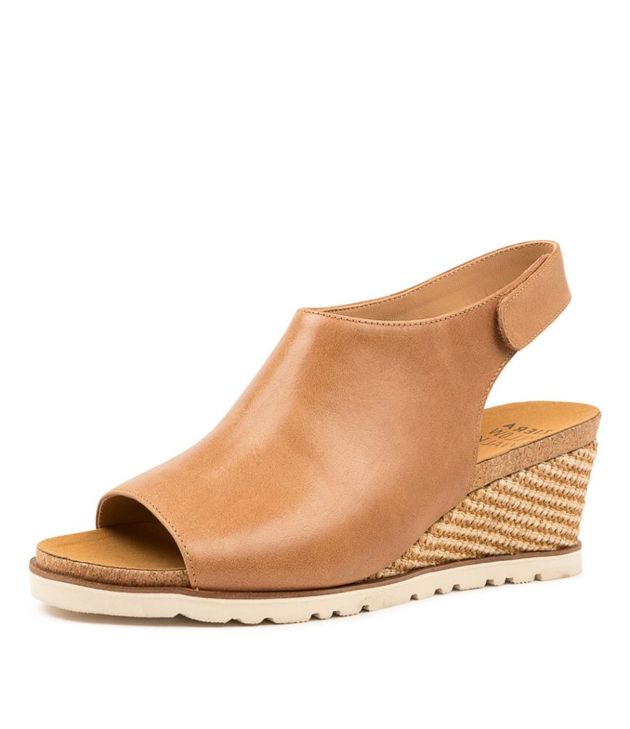 ZIERA Kenzo W Tan-Multi Leather | Espadrilles