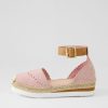 TOP END Witteny Mushroom Tan Suede Leather Espadrilles | Espadrilles