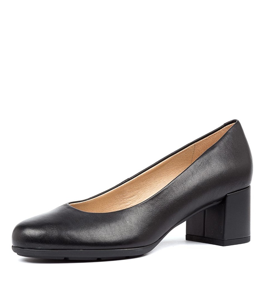 GEOX D New Annya M A Black Leather | Heels