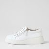 DJANGO & JULIETTE Yanji White Leather Sneakers | Sneakers