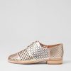 DJANGO & JULIETTE Avert Metallic Multi Lace Up Flats | Flats