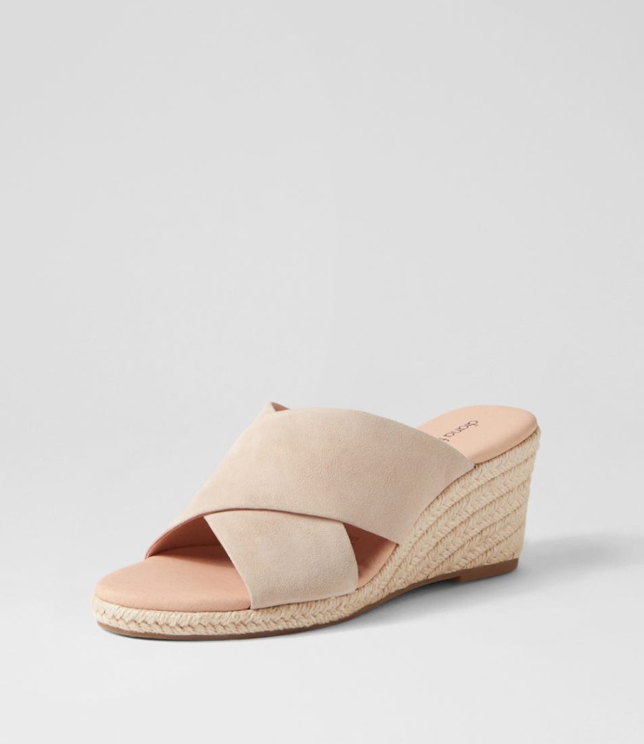 DIANA FERRARI Jinna Stone Suede Sandals | Espadrilles