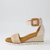 ZIERA Kaelers W Nude Weave Leather Espadrilles | Espadrilles