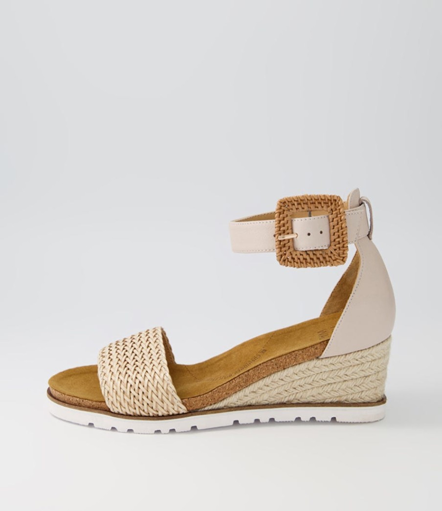 ZIERA Kaelers W Nude Weave Leather Espadrilles | Espadrilles