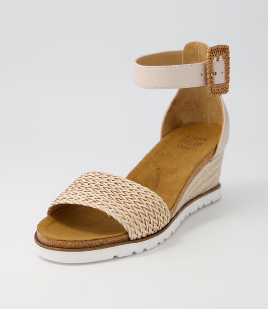 ZIERA Kaelers W Nude Weave Leather Espadrilles | Espadrilles