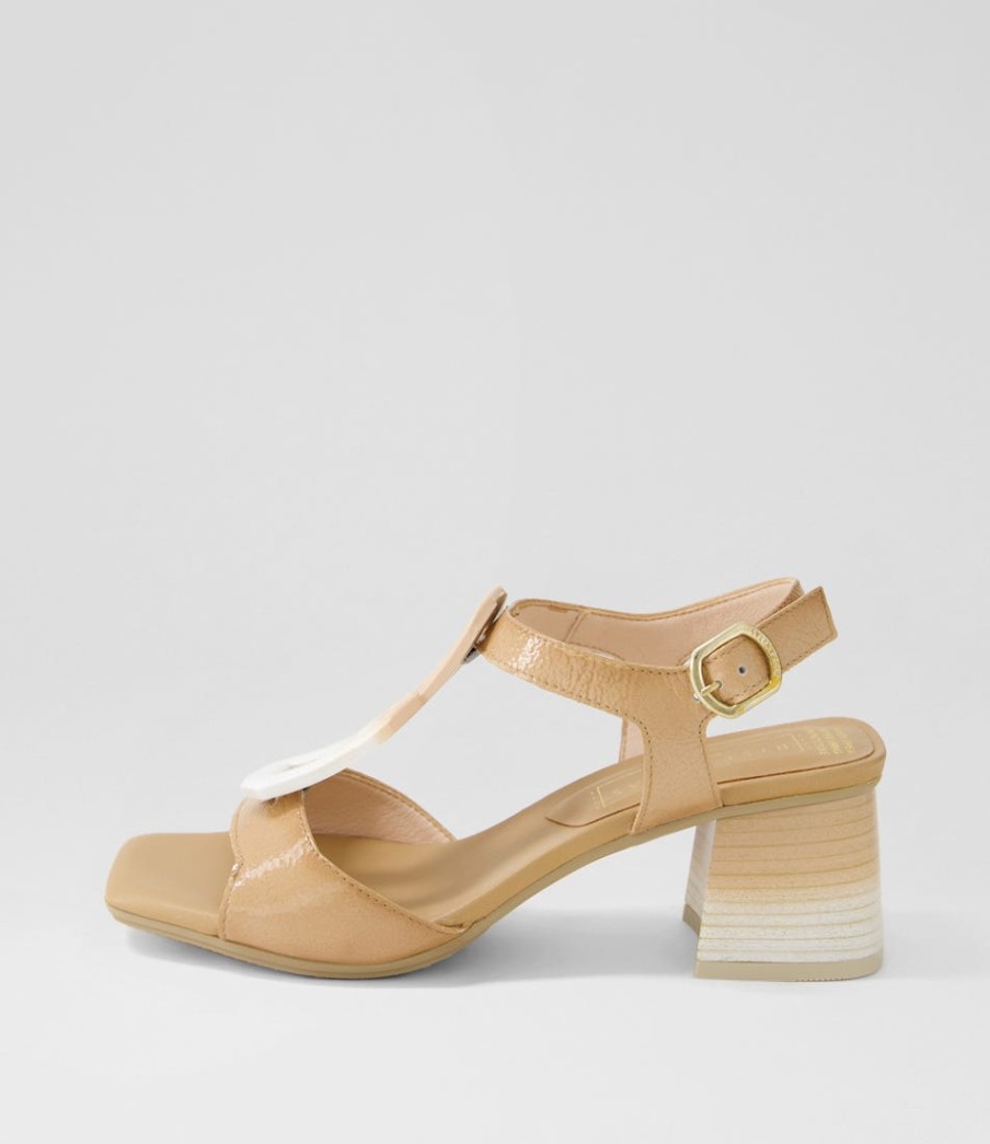 HISPANITAS Iris 11 Desert Leather Sandals | Heels