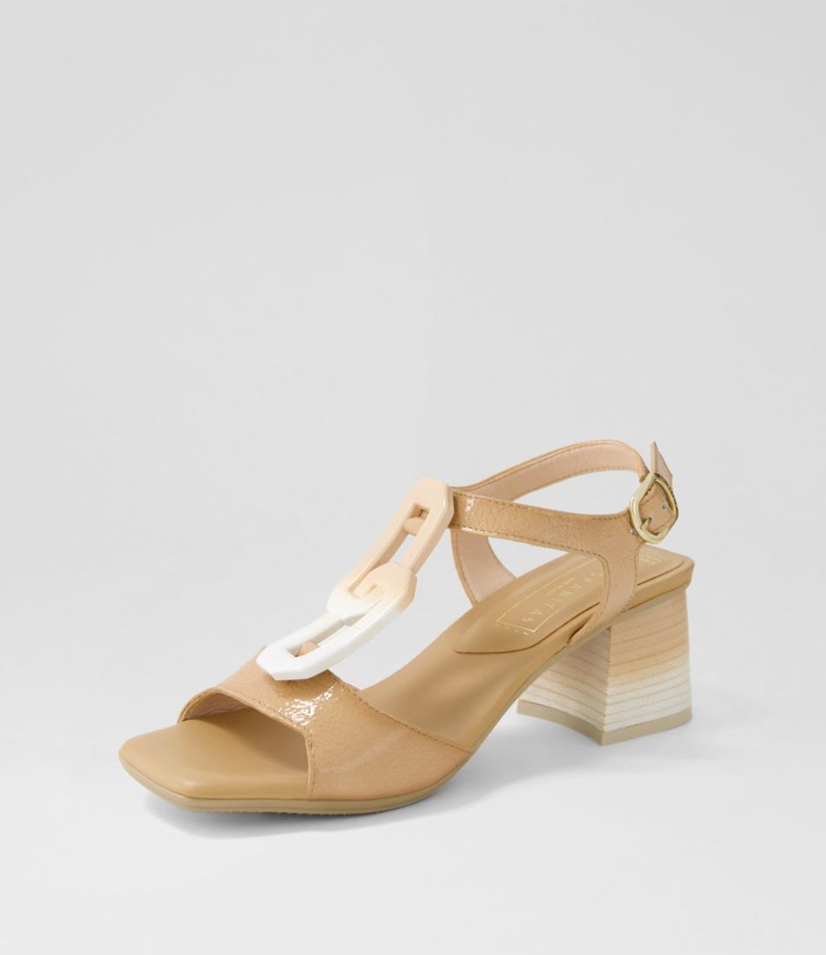 HISPANITAS Iris 11 Desert Leather Sandals | Heels