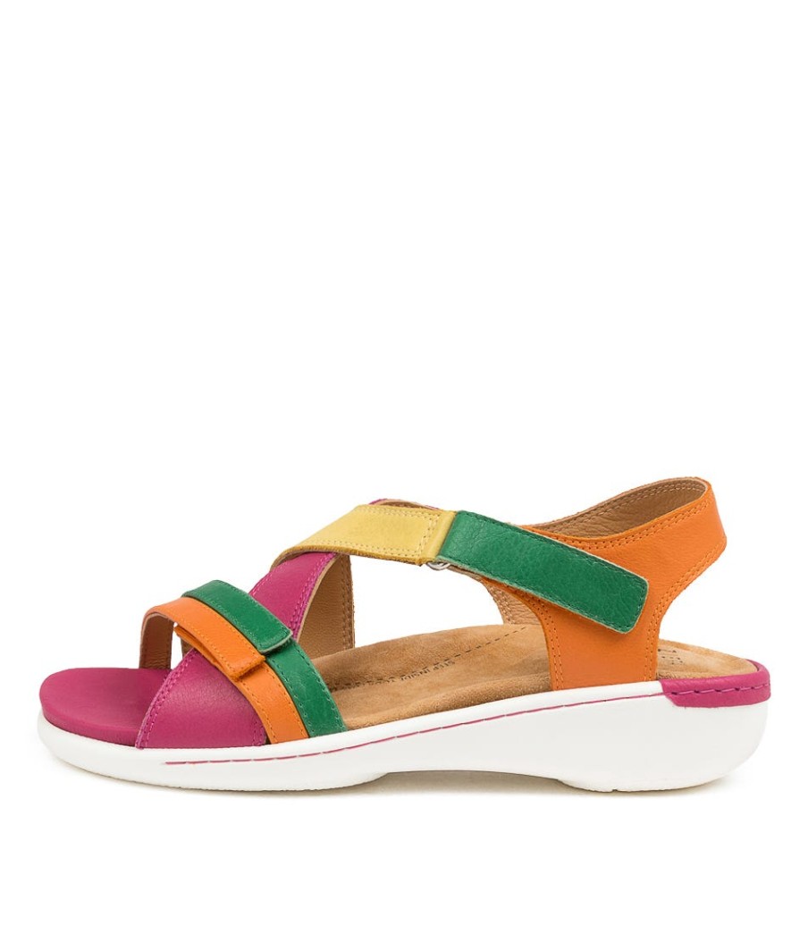 ZIERA Briscoe W Orange Multi | Wedges