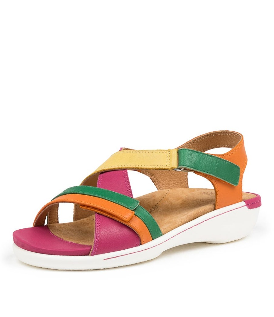 ZIERA Briscoe W Orange Multi | Wedges