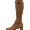 DJANGO & JULIETTE Hayleys Sand Stretch Microsuede | Boots