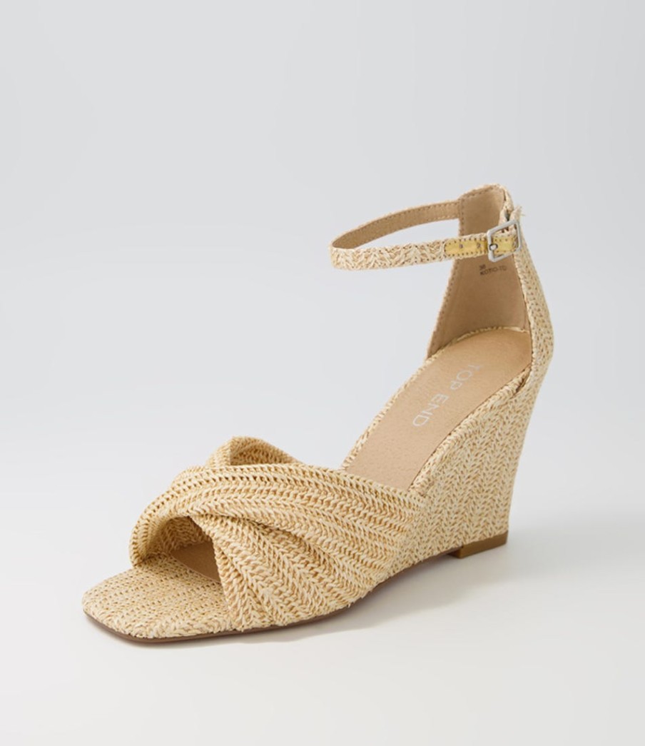 TOP END Kotio Ivory Syn Raffia Espadrilles | Espadrilles