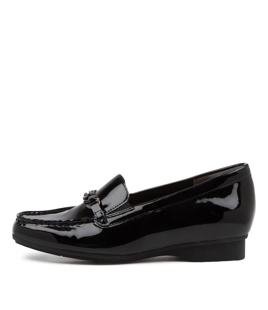 ZIERA Fenders Xf Black Patent Leather Loafer | Loafers