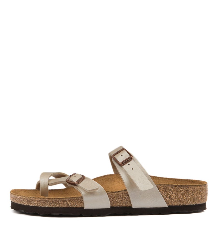 BIRKENSTOCK Mayari Pearl White Birkoflor | Comfort