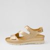 PIKOLINOS Altea 31 Champagne Leather Sandals | Flats