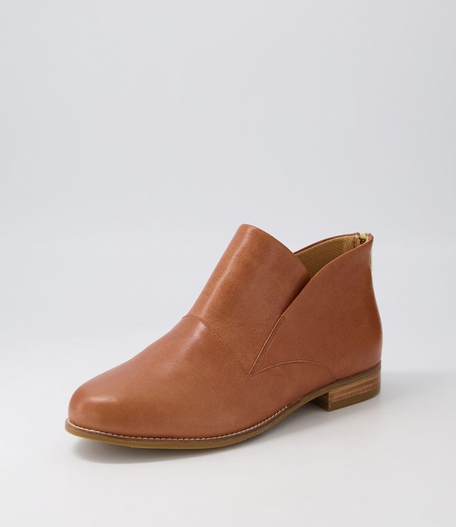 ZIERA Thiem Xf Cognac Leather Ankle Boots | Boots