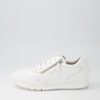 GABOR Manel Weiss Leather Sneakers | Comfort