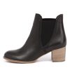 DJANGO & JULIETTE Sadore Black Leather | Boots