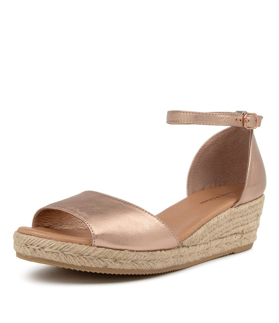 DJANGO & JULIETTE Skip Lrg Rose Gold | Espadrilles