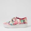 ZIERA Zeki W Pink Mix Patent Leather Sneakers | Sneakers