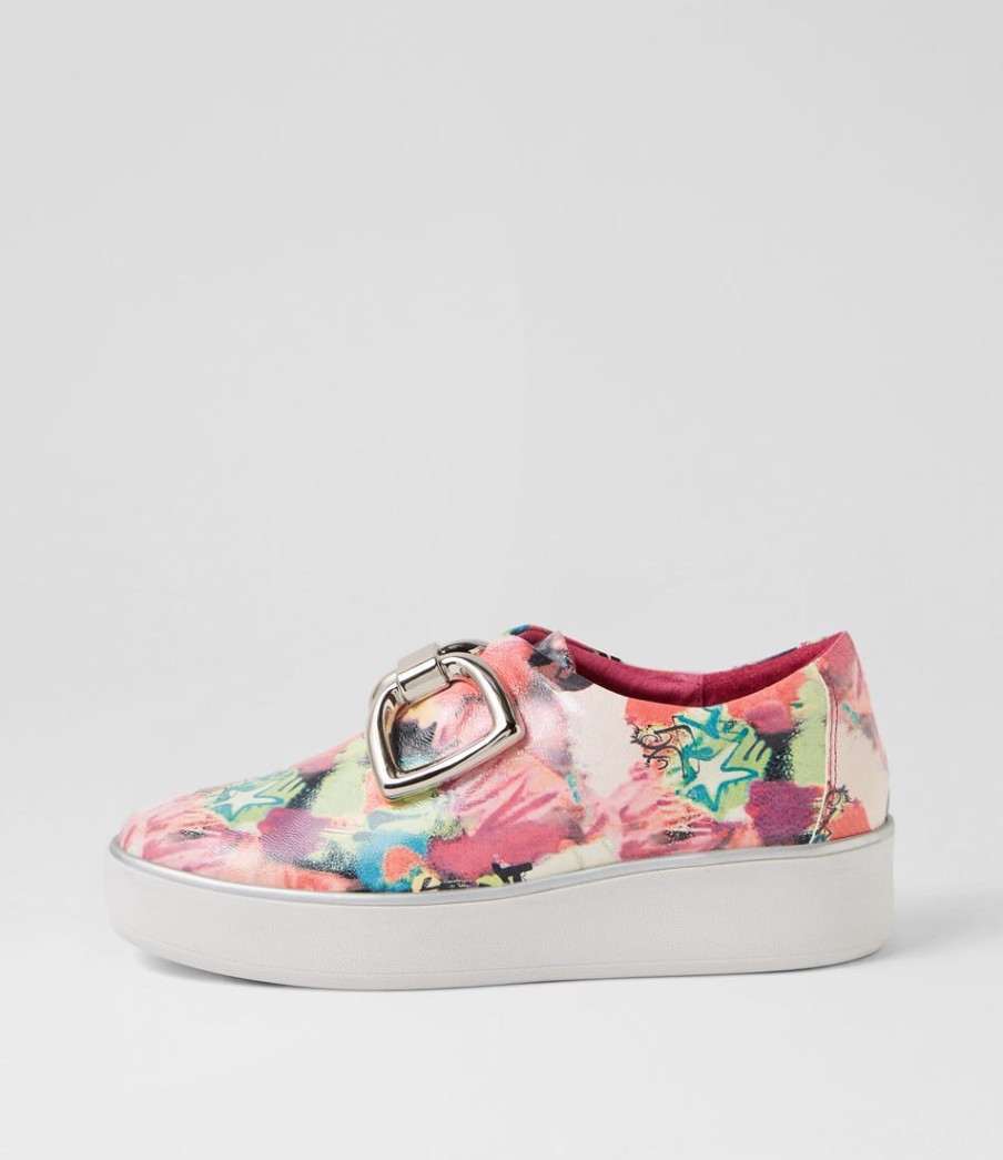 ZIERA Zeki W Pink Mix Patent Leather Sneakers | Sneakers