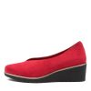 DJANGO & JULIETTE Umme Red Suede Wedges | Wedges