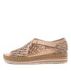 DJANGO & JULIETTE Alkiet Lrg Nude Leather | Espadrilles