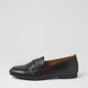 GABOR Phoebe Schwarz Leather Loafers | Comfort