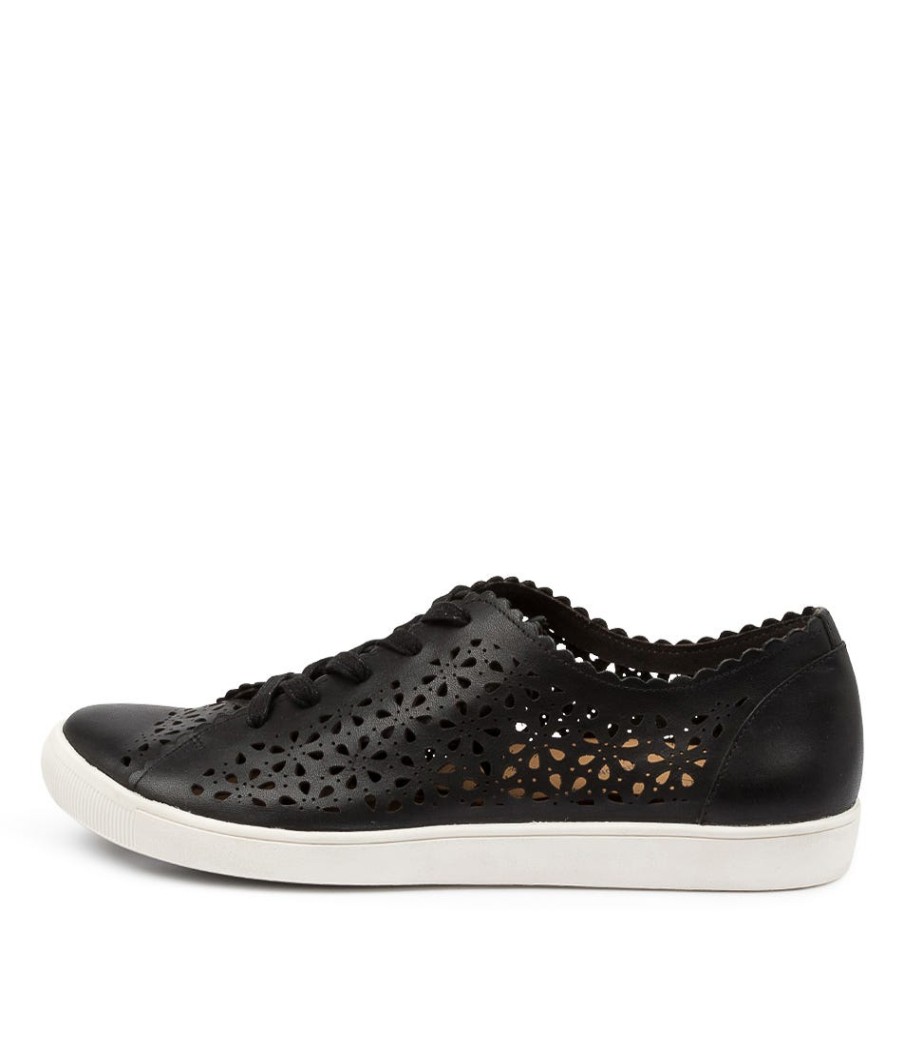 ZIERA Dima Xf Black Leather | Sneakers