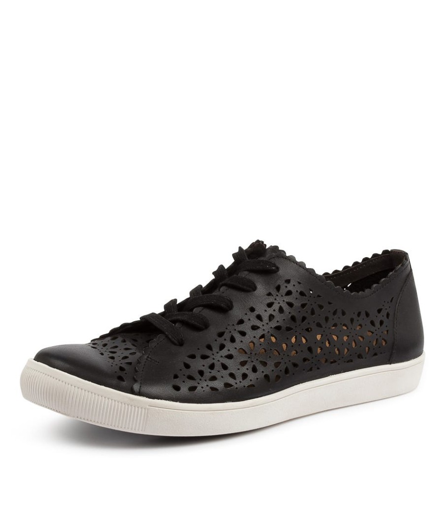 ZIERA Dima Xf Black Leather | Sneakers