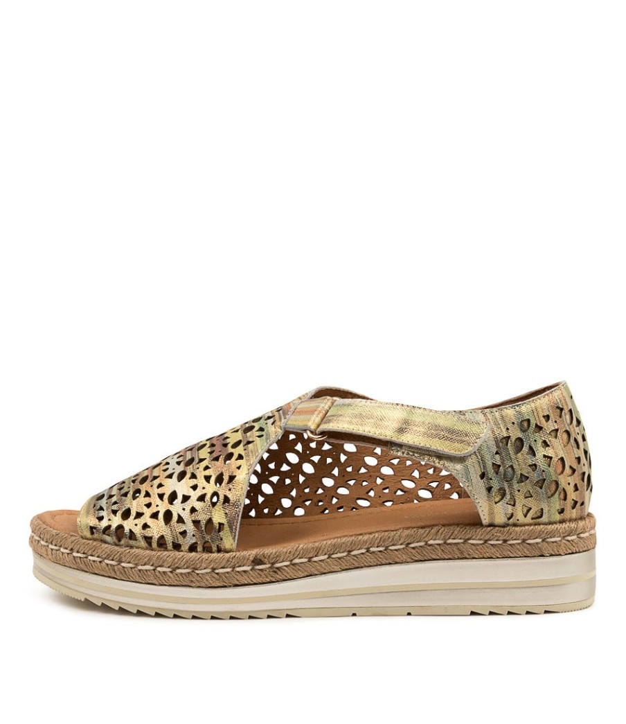 DJANGO & JULIETTE Alkiet Lrg Desert Stripe | Espadrilles