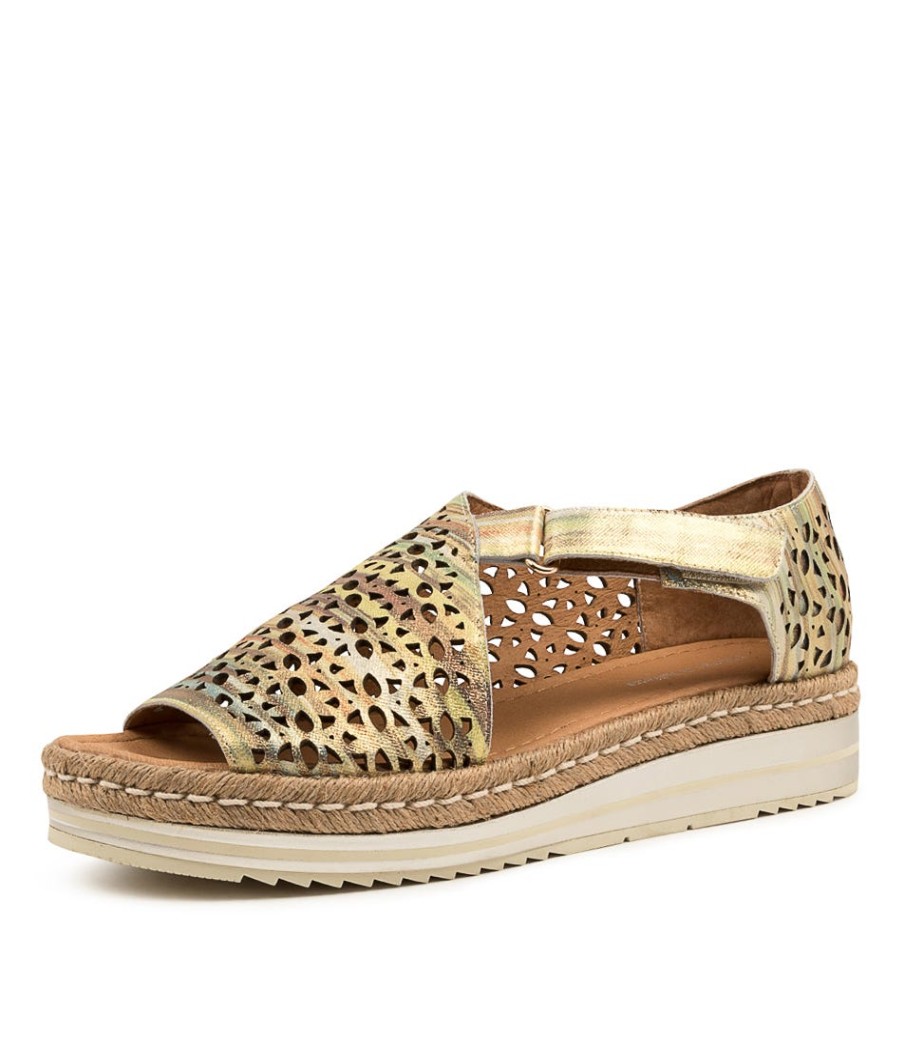 DJANGO & JULIETTE Alkiet Lrg Desert Stripe | Espadrilles