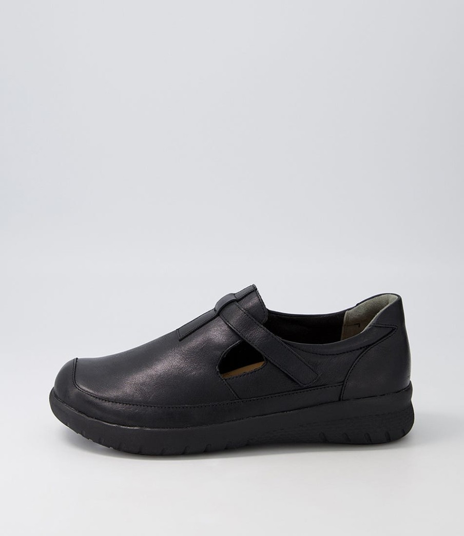 ZIERA Seras Xf Black Leather Sneakers | Sneakers