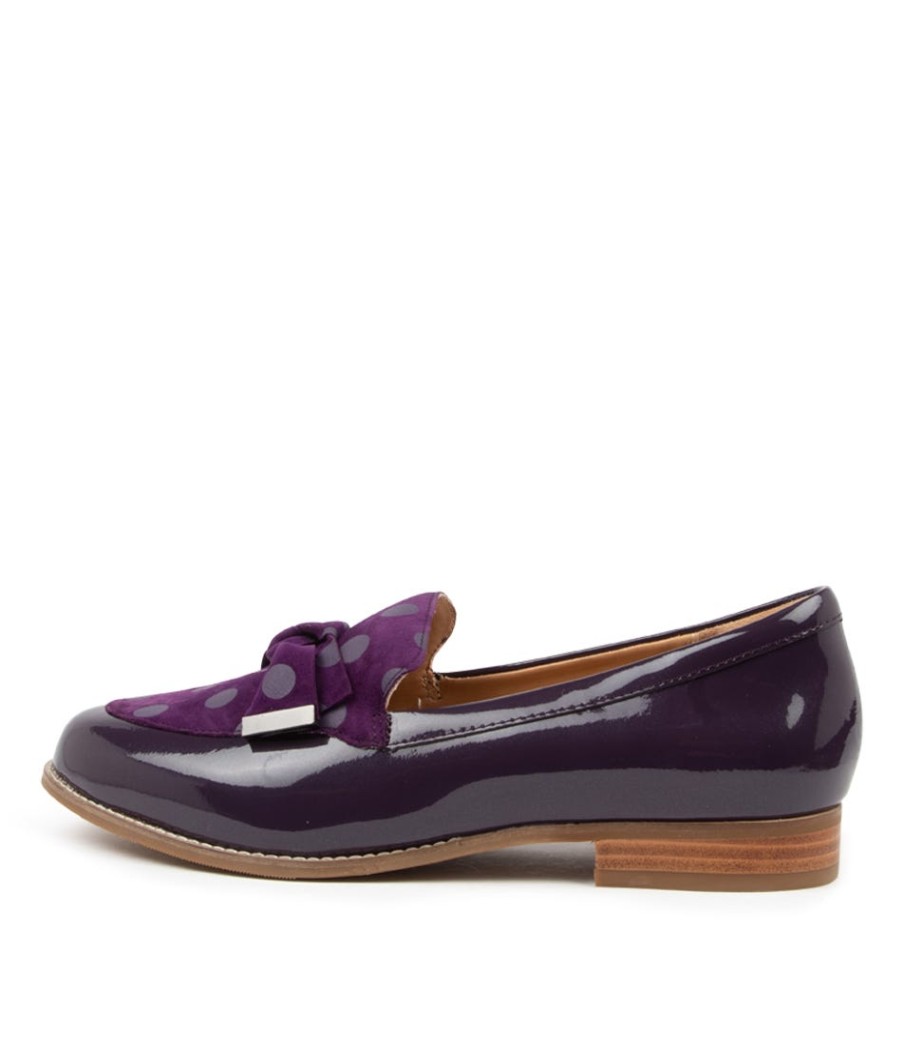 ZIERA Tulips Xf Purple Pat-Sde | Loafers